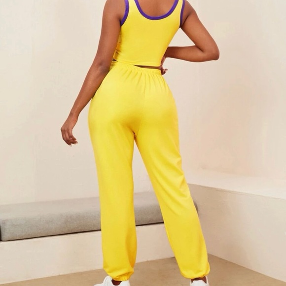 SEXY Letter Graphic Tank Top & Sweatpants Set. Price Firm. - Picture 2 of 4